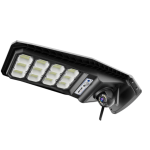 Lampa solara stradala 400W cu Camera de Supraveghere 4G Jortan 3MP Ultra HD Vedere Color Noaptea Control din Telefon