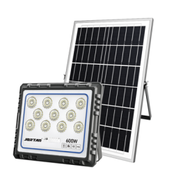 Proiector solar JORTAN 600W de 25000MA cu 12 casete Carcasa din aluminiu