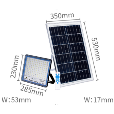 Proiector cu panou solar putere 600W de 30000MA carcasa aluminiu