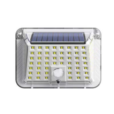 Lampa solara de perete 90 LED SMD senzor de miscare IP65 1200mAh lumina alb rece