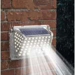 Lampa solara de perete 90 LED SMD senzor de miscare IP65 1200mAh lumina alb rece