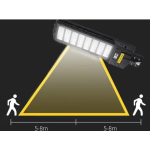 Lampa Solara Stradala LED 800W Senzor de lumina si miscare telecomanda baterie 12000MA