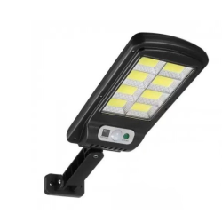 Mini proiector solar de exterior 8 casete JORTAN 6500K COB IP66 Negru