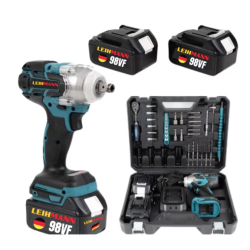 Trusa Pistol de impact si insurubat 48V cu 2 acumulatori si 40 accesori LEIHMANN