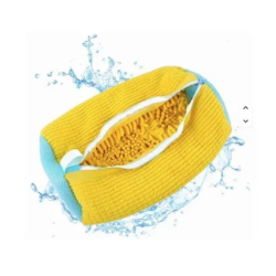 Saculet pentru spalat incaltaminte in masina de spalat reutilizabil cu fermoar 39x19 cm