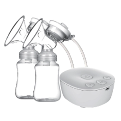 Pompa electrica dubla de san 2 biberoane masaj