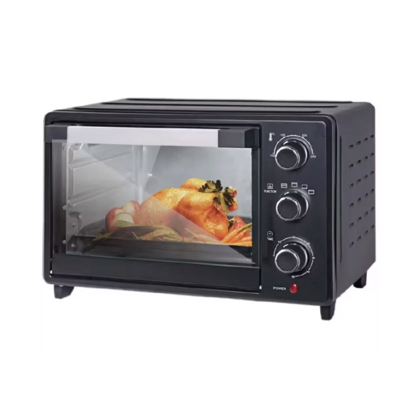 Cuptor electric de bucatarie putere 2600W Leihmann 60L tava de copt gratar si functie de rotisor