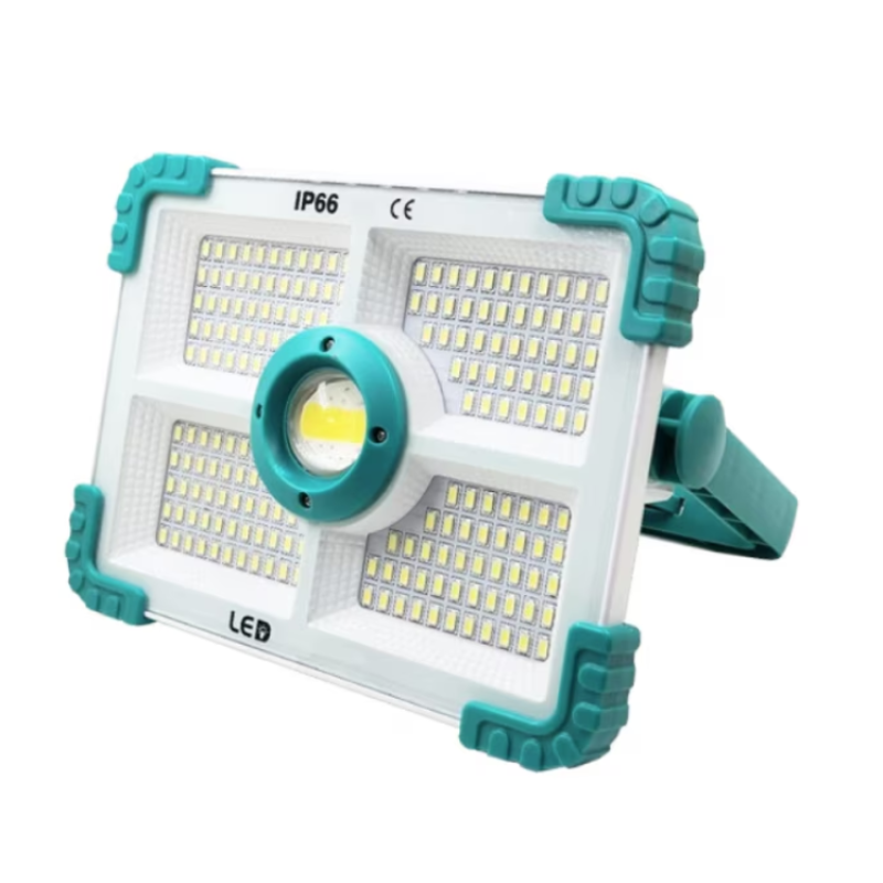 Proiector solar COBA CB F188 cu 188 LED putere 100 W alb/albastru 5 casete
