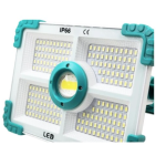 Proiector solar COBA CB F188 cu 188 LED putere 100 W alb/albastru 5 casete