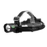  Lanterna frontala LED reincarcabila COBA CB 8117 3 cu trei acumulatori LED COB lateral si power bank