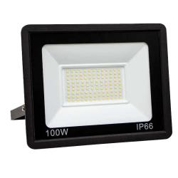 Proiector cu LED SMD 220V Putere 100W IP66 NEGRU