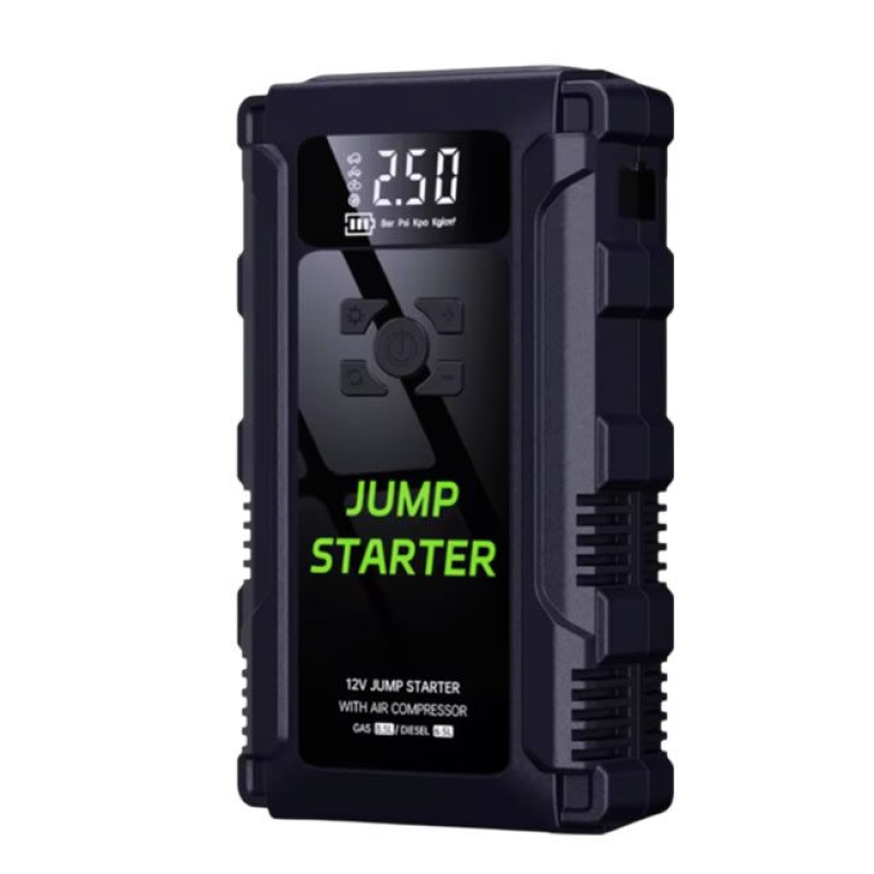 Starter Auto Portabil K09 12V cu Compresor de Aer de 2500A