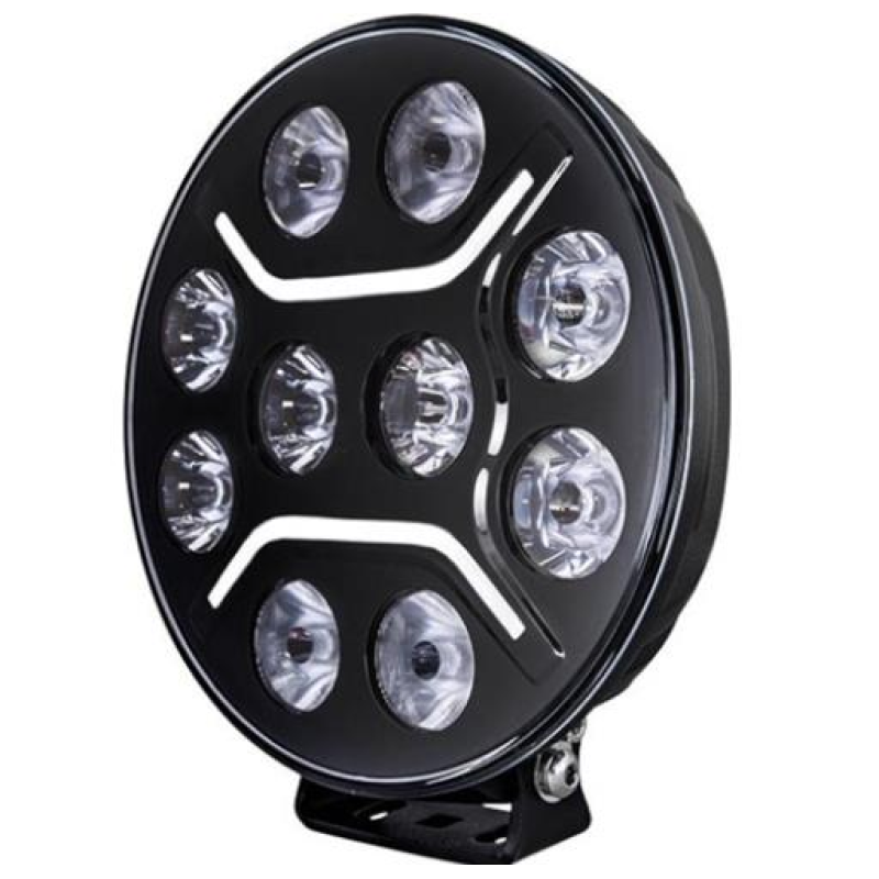 Proiector led auto rotund 7 inch Off Road camion cu pozitie alb galben 12V/24V