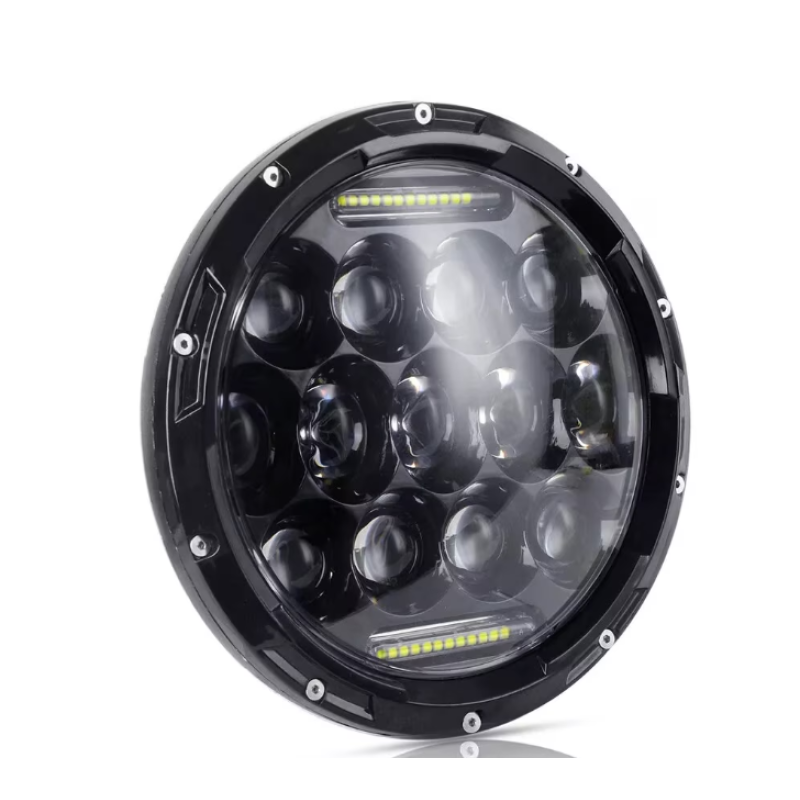 LED halogen Universal 7 inch 18 cm 12V/24V alb 4000lm pentru ATV jeep motocicleta camion tractor 13LED