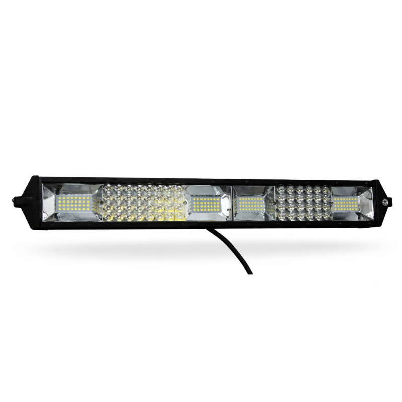 LED Bar 4 Randuri putere mare 12 24V Spot si Flood Combo 56cm 6000K Off Road SUV Utilaje 216W