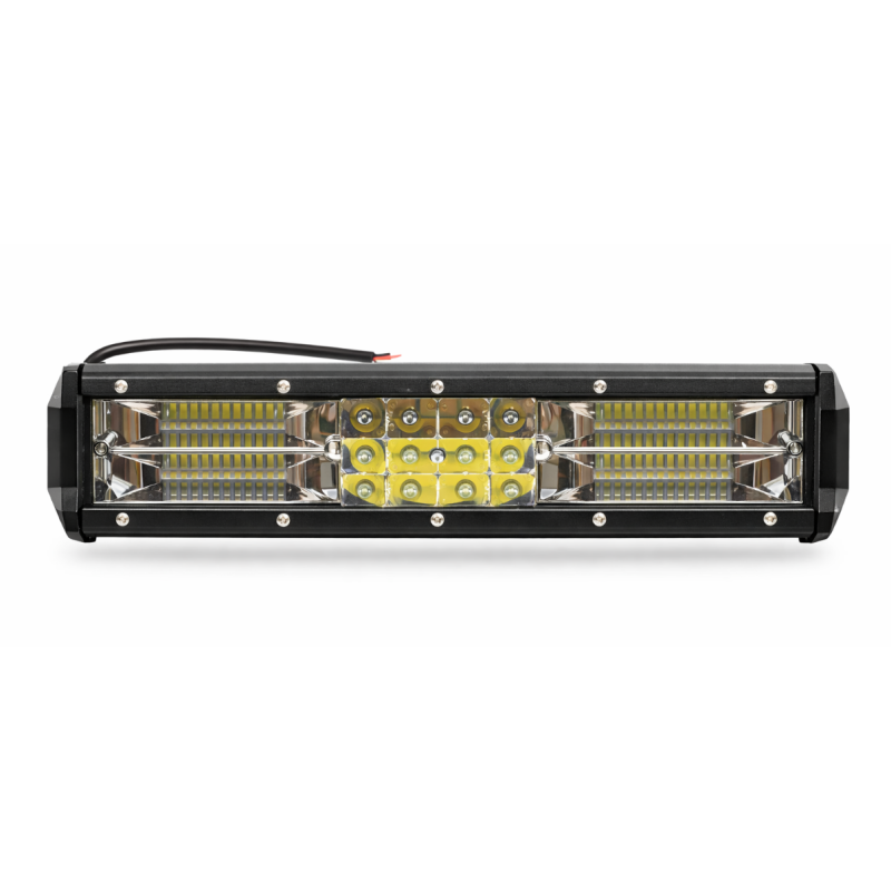 Led bar auto 12/24V putere 180W de 30cm alb+galben