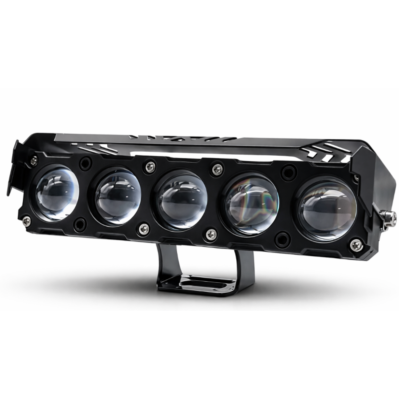 Proiector LED cu Lupa 12V cu 2 Faze 50W 5 LED pentru Auto SUV ATV Off Road
