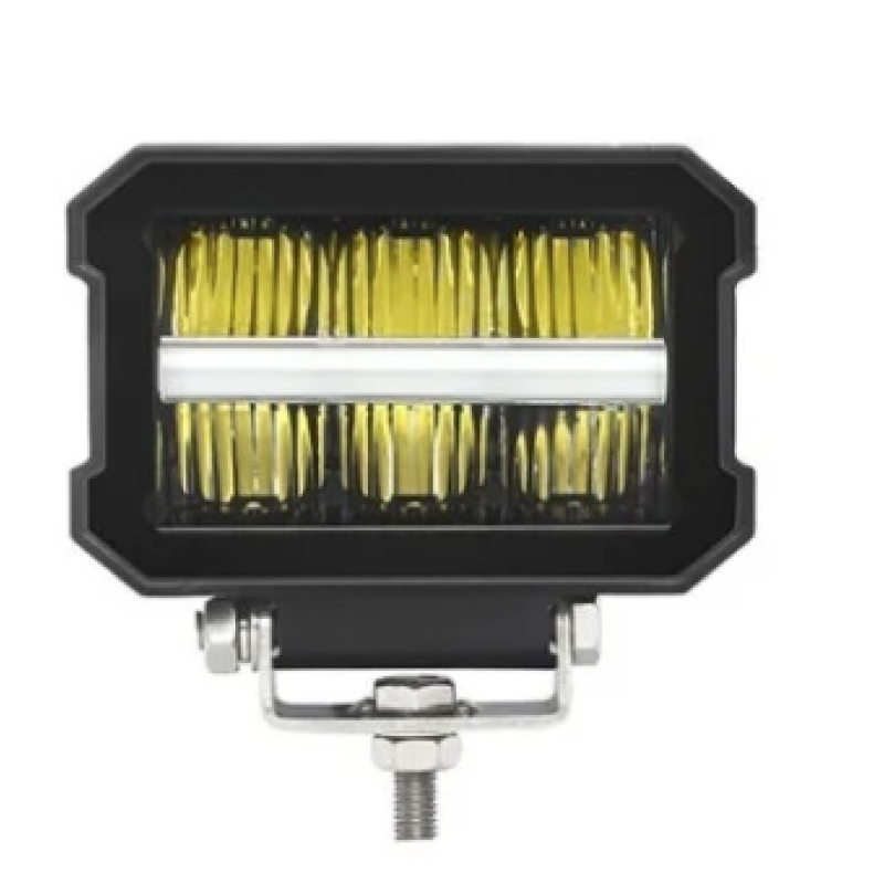 Proiector LED Off Road 4.5inch putere 120W Pozitie Alba si Galbena 12 24V cu 6 LED