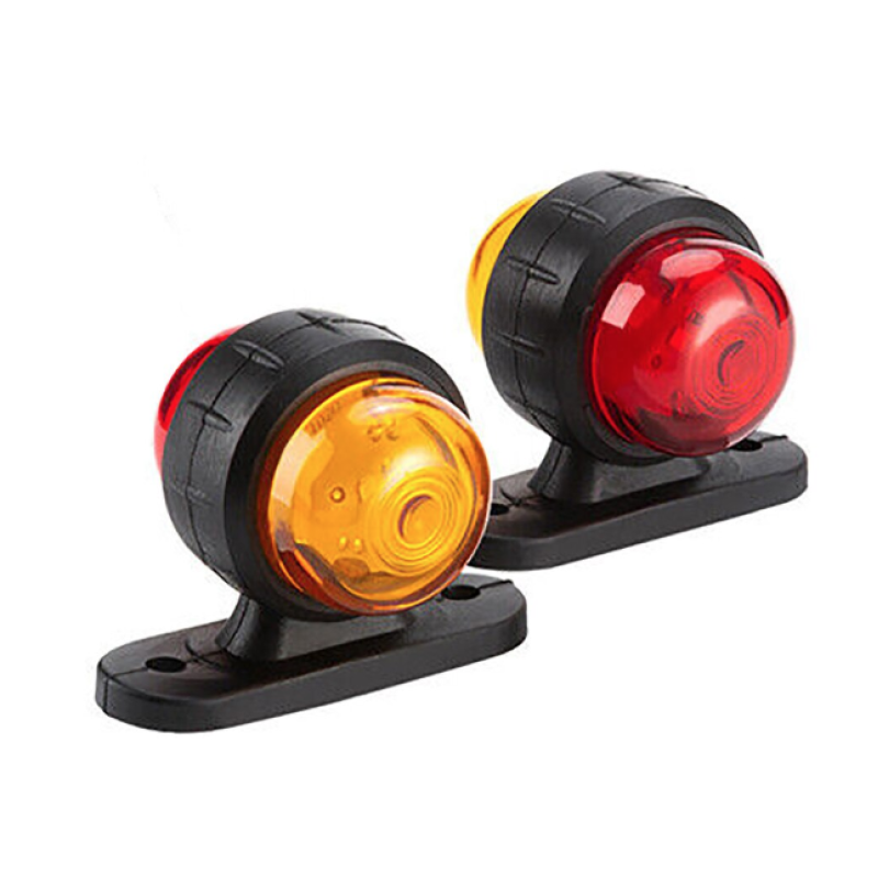 Set 2 Mini Lampi de gabarit 3 functii rosu si galben pentru remorca camion
