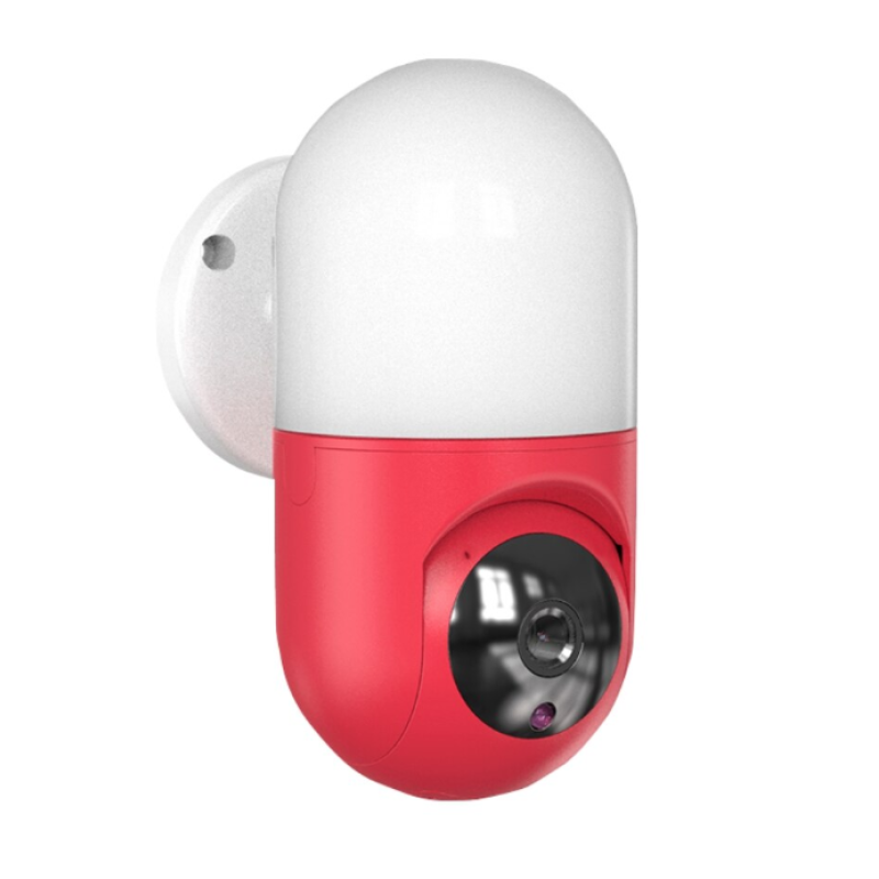 Camera de supraveghere 1080P tip 2 in 1 cu detectie de miscare iluminat LED unghi panoramic 355 interfon