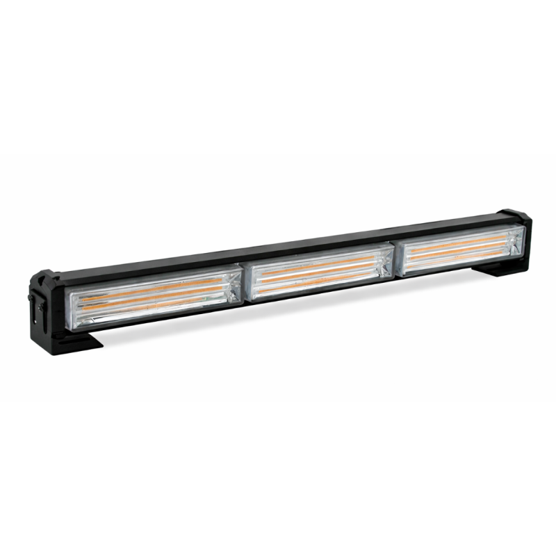 Rampa avertizare luminoasa 3 COB 45 cm 12/24V de 54W stroboscop intermitent