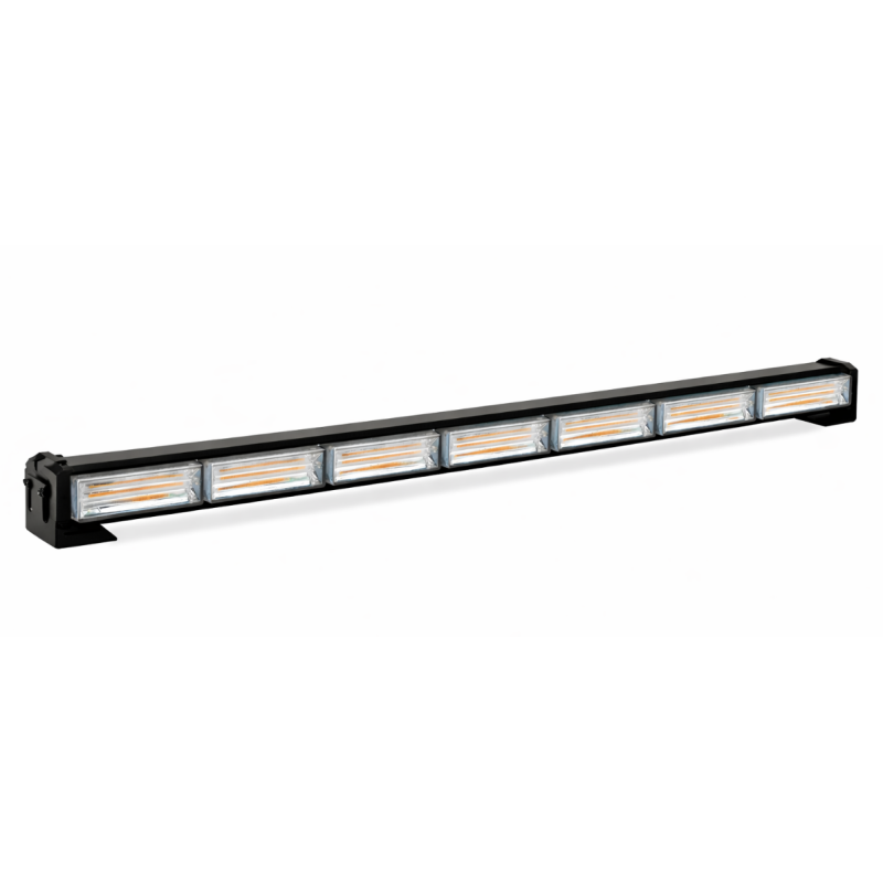 Rampa avertizare luminoasa 7 COB 12/24V de 126W stroboscop intermitent 104CM