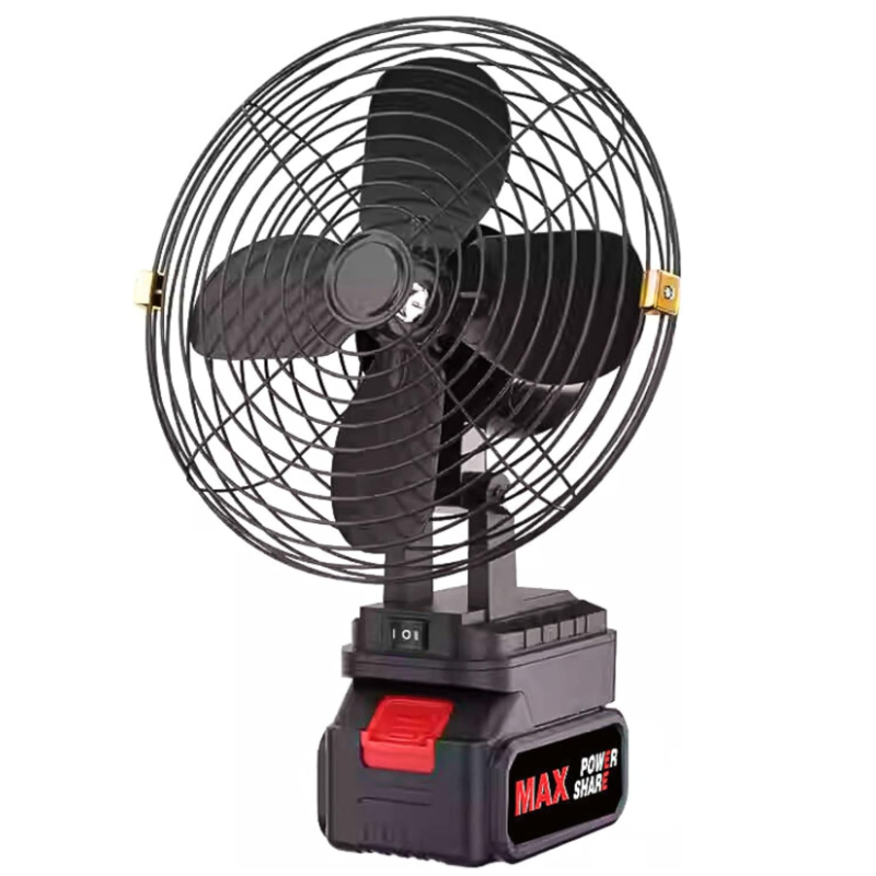 Ventilator portabil pentru camping 3 viteze cu acumulator 48V