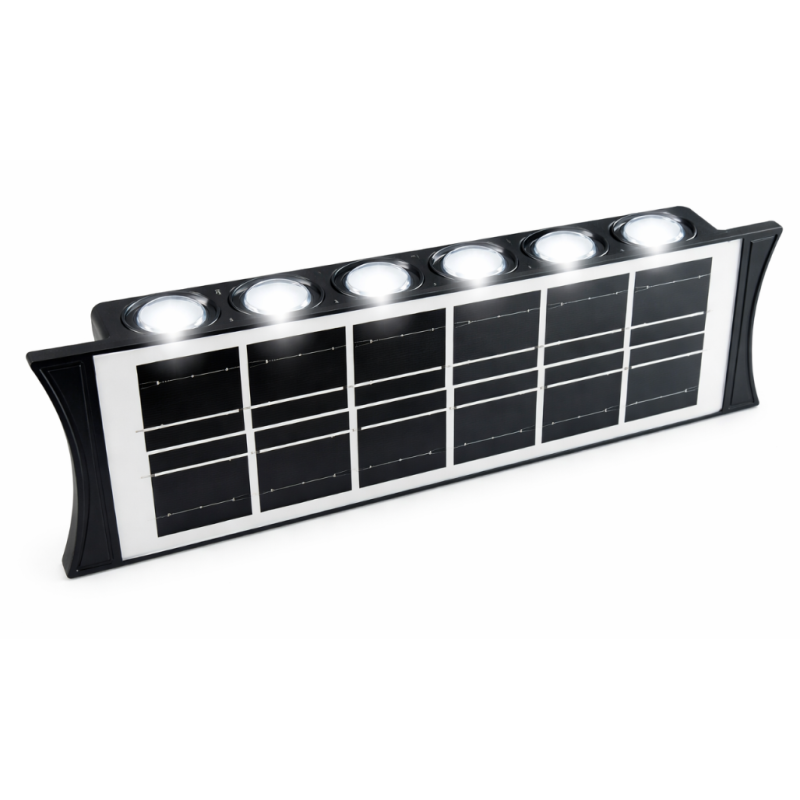 Lampa solara bidirectionala cu lumina SUS si JOS 12 LED