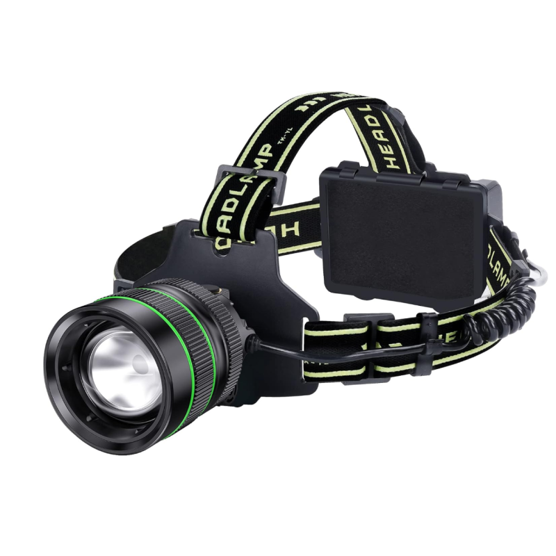 Lanterna de cap LED reincarcabila zoom reglabil 3 acumulatori lumina puternica