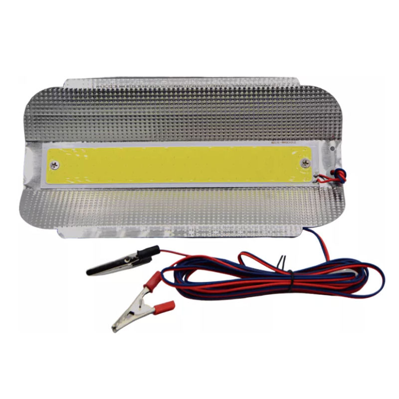 Proiector Led SMD 50W cu Reflector Aluminiu Cablu Clesti 12V CaiCai