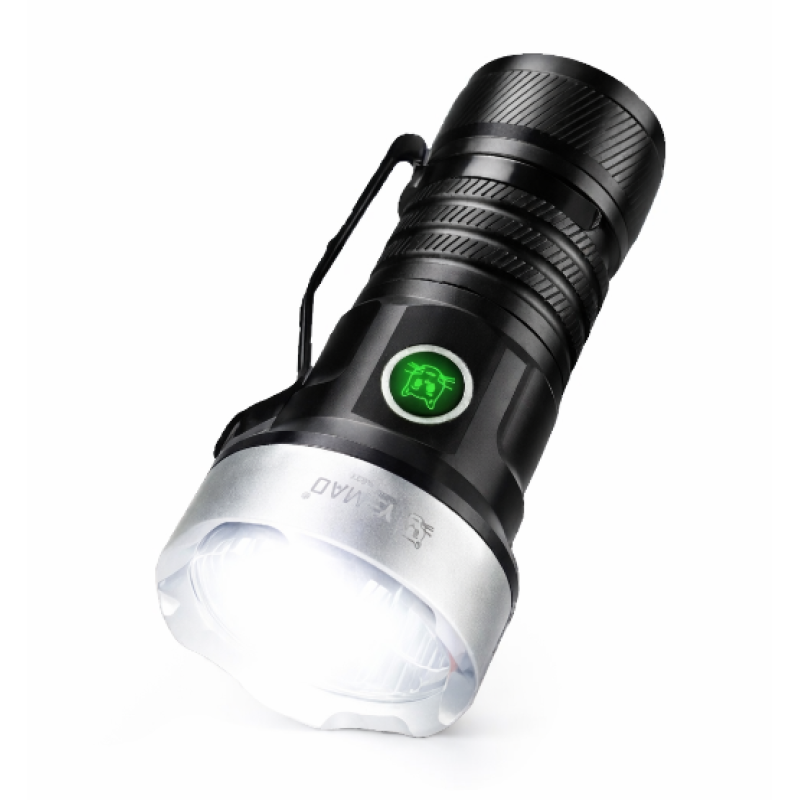 Lanterna tactica reincarcabila YM F963X lumina multicolora filtru UV IP55 raza 300M