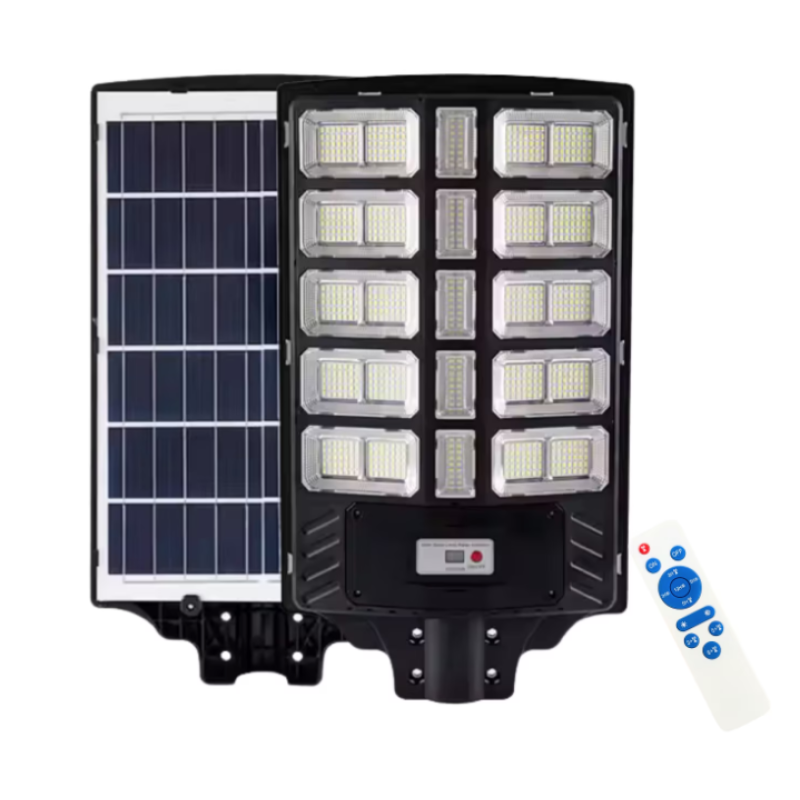 Lampa solara stradala LED 1000W cu 15 casete senzor miscare telecomanda IP67 YH25