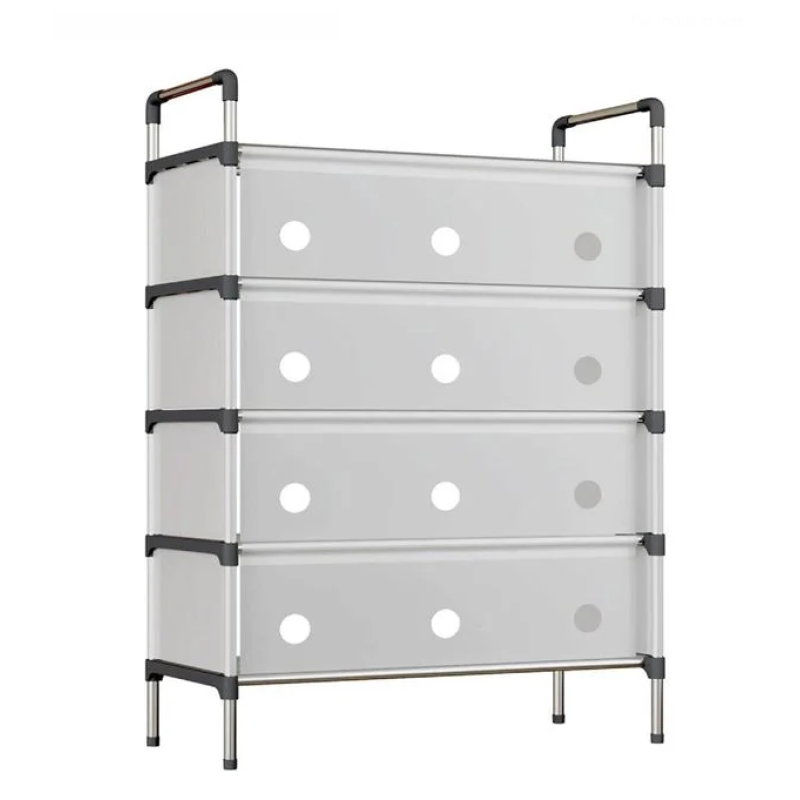Comoda cu 4 sertare cadru metalic design modern organizator depozitare HY 7605