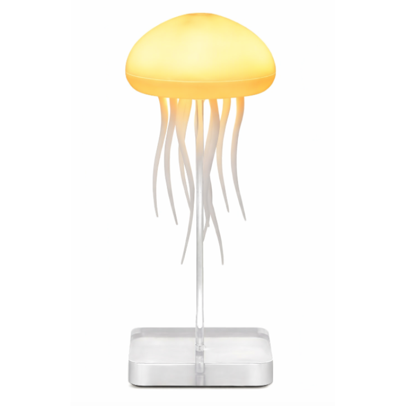 Lampa LED tip meduza RGB cu efect dinamic lumina ambientala schimbare culori reincarcabila