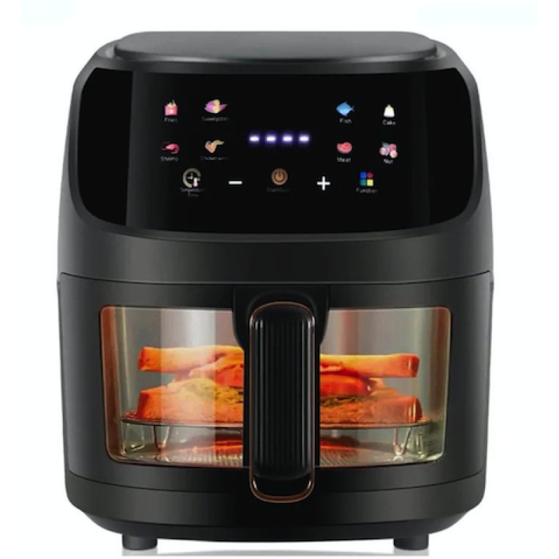 Friteuza cu aer cald tip Air Fryer capacitate mare 8 litri putere 2400W afisaj digital