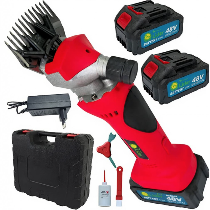 Trusa Masina de tuns oi cu 2 acumulatori 48V de 6000 mAh accesorii incluse MX841