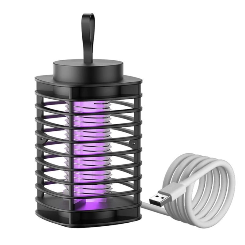 Lampa anti tantari UV electrica capcana insecte cu USB dispozitiv portabil pentru interior si exterior