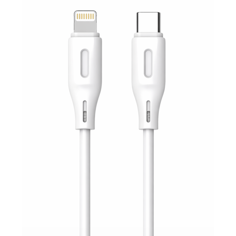 Cablu de date/incarcare USB C la Lightning putere 27W lungime 1metru Q SJ49C