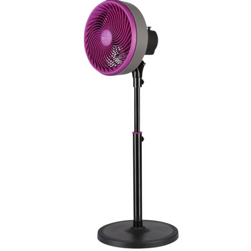 Ventilator de podea FS 25H de 10 inch culoare violet 3 trepte de viteza
