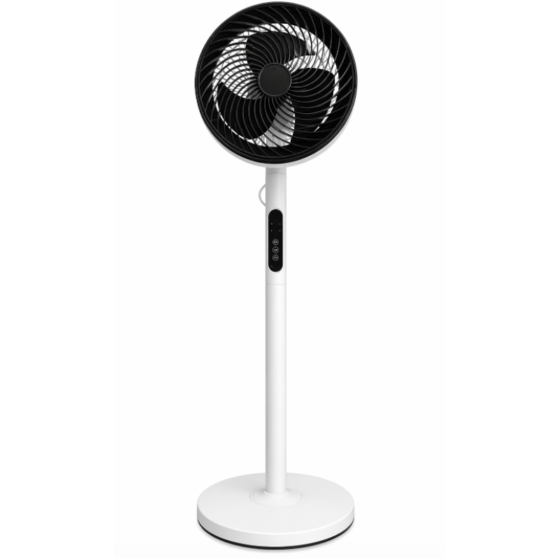 Ventilator cu picior Air Circulation design modern control digital alb negru FS 1683HR de 60W