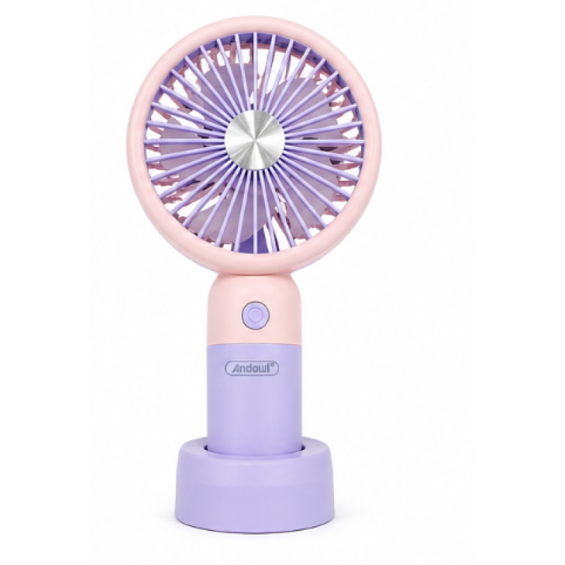 Mini ventilator Andowl Q FS95 cu suport telefon mobil
