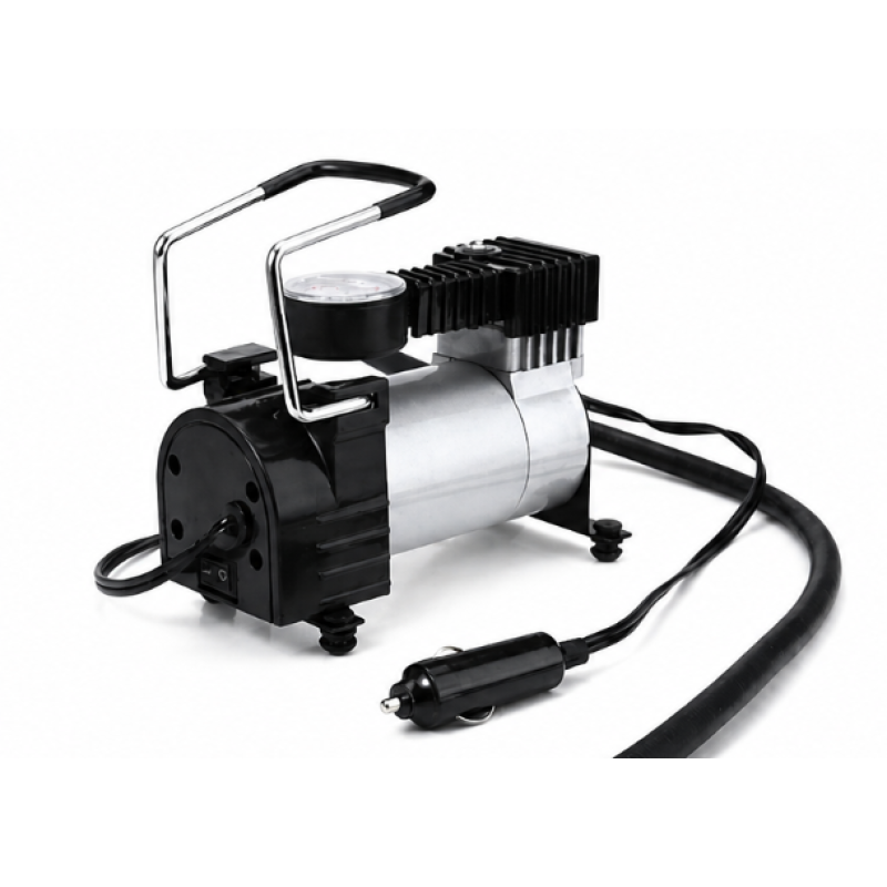 Compresor auto 12V Andowl Q DQ993 de 150 PSI 35L/min cu manometru analogic alimentare la bricheta