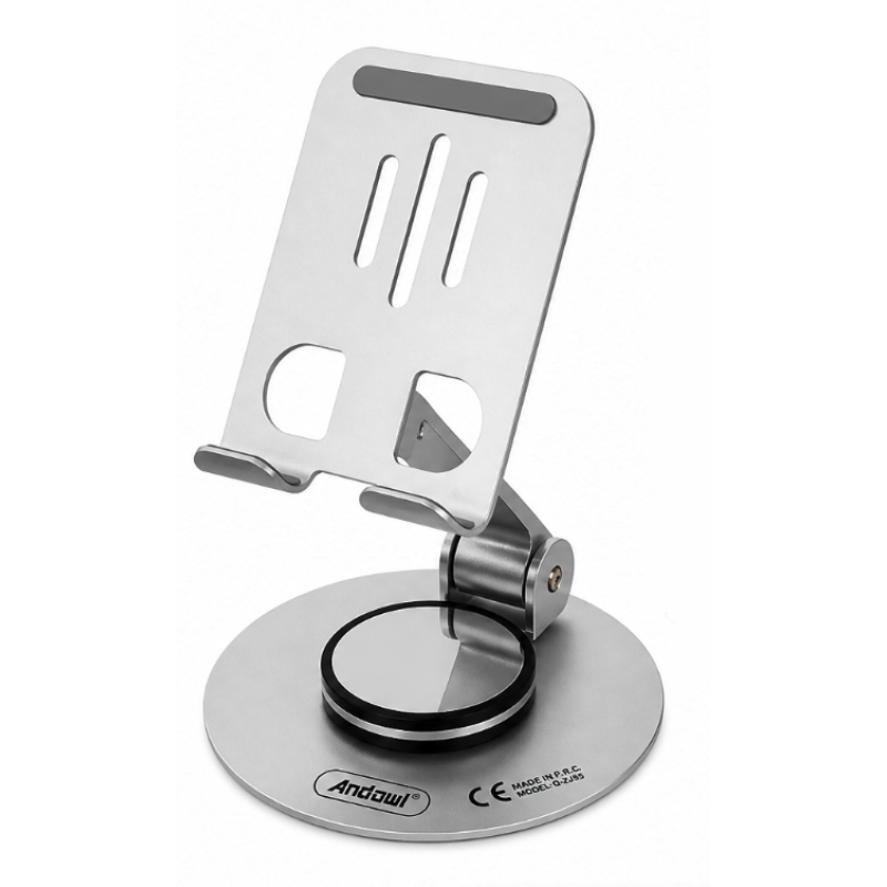 Suport birou Andowl Q ZJ555 compatibil telefon sau tableta universal metalic rotire 360