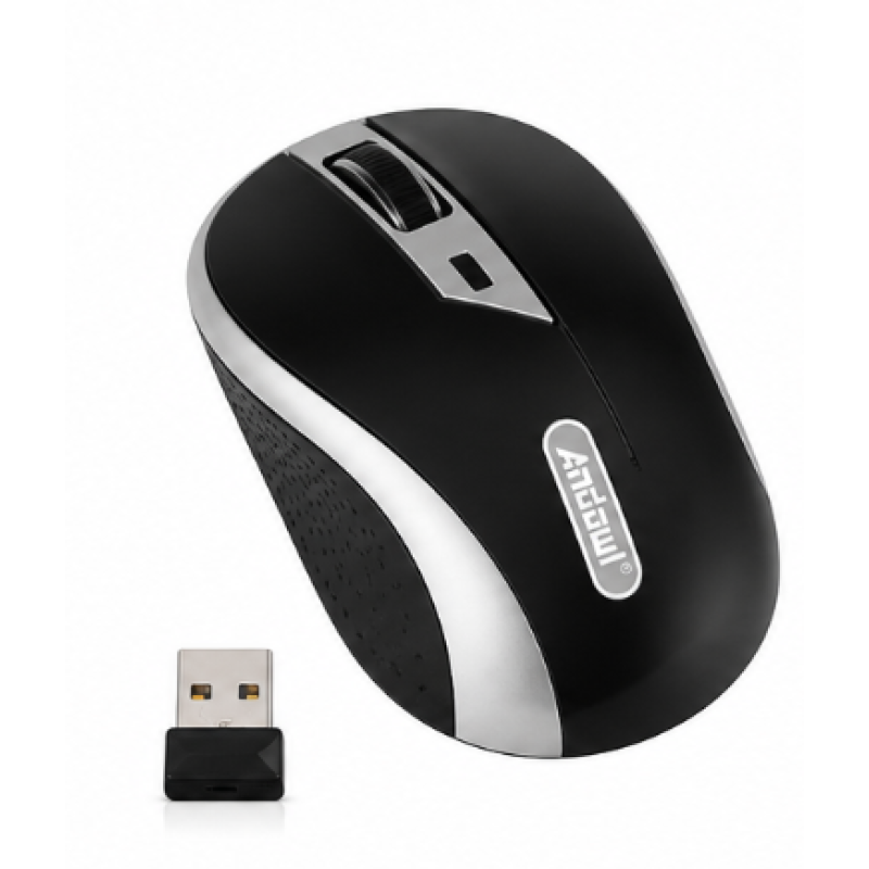 Mouse wireless Andowl QM63 de 2.4GHz design ergonomic USB