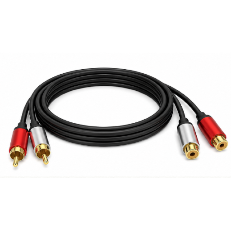 Cablu audio Andowl Q HD621 2 RCA la 2 RCA lungime 2M extensie audio stereo