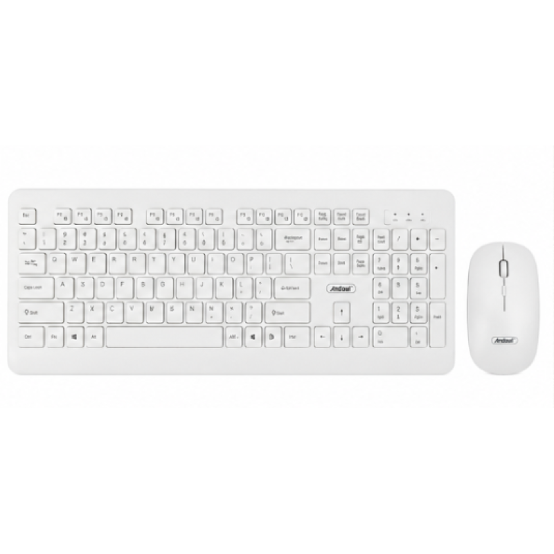 Set tastatura si mouse wireless 2.4 cu indicator baterie QK9000