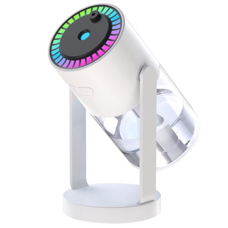 Umidificator si difuzor ultrasonic de ulei esential Q JS09 cu lumina de noapte si proiector de stele capacitate 280ml