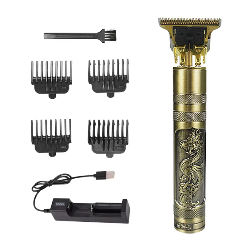 Masina profesionala de tuns barba si contur Andowl Q LF2100 model dragon