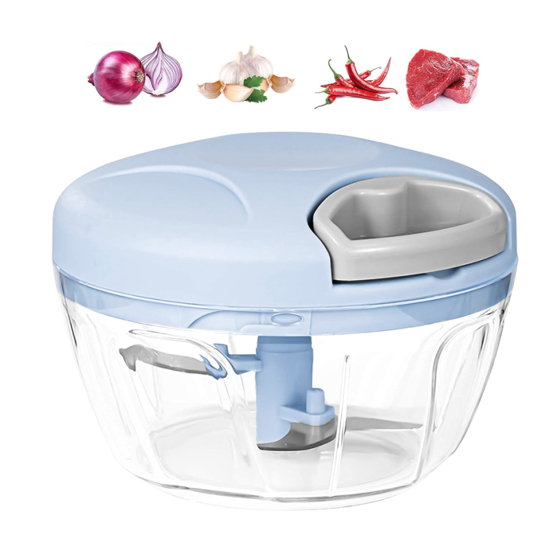 Mini tocator manual usturoi Andowl Q JS360 cu mecanism tip sfoara