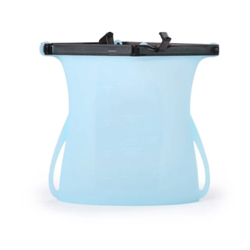 Punga din silicon reutilizabila pentru alimente cu sistem etansare clip